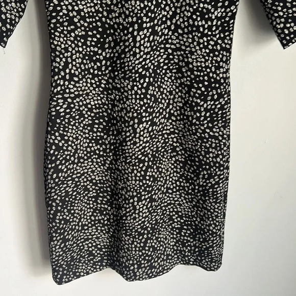 NEW Alice + Olivia Inka Strong-Shoulder Mockneck Dress - Picture 7 of 15